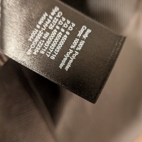 Aritzia Babaton Grey Black Stripe Power Blouse In Size Small - Picture 10 of 12